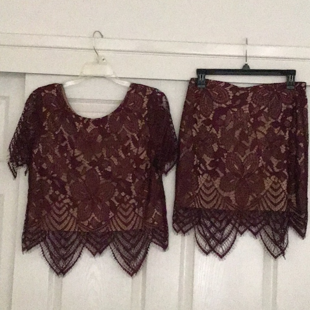 Top & Coordinating Skirt